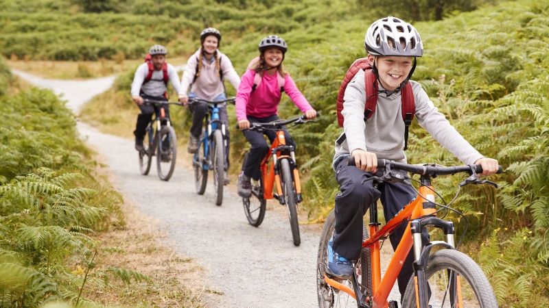 cycling insde gallery