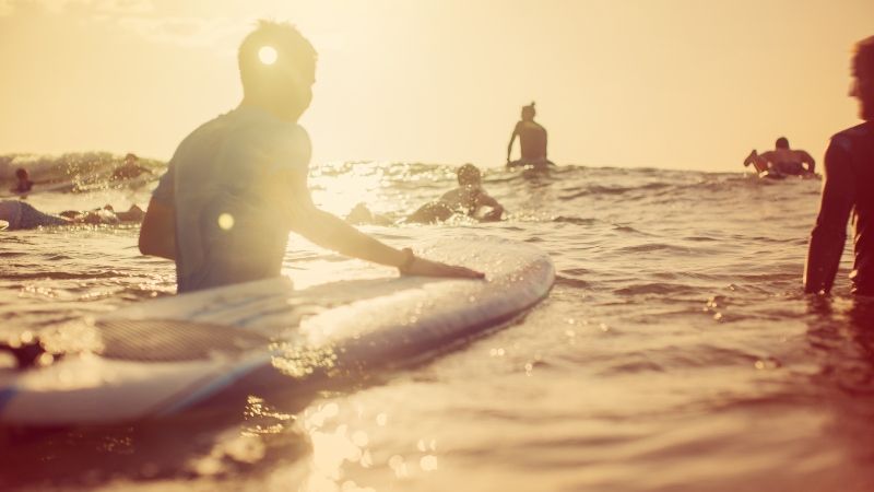 surfing inside gallery